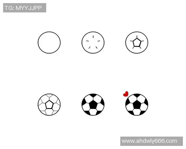 简单易学的足球明星简笔画教程让你轻松掌握绘画技巧